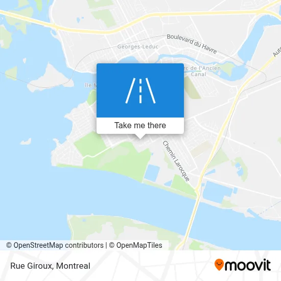 Rue Giroux map