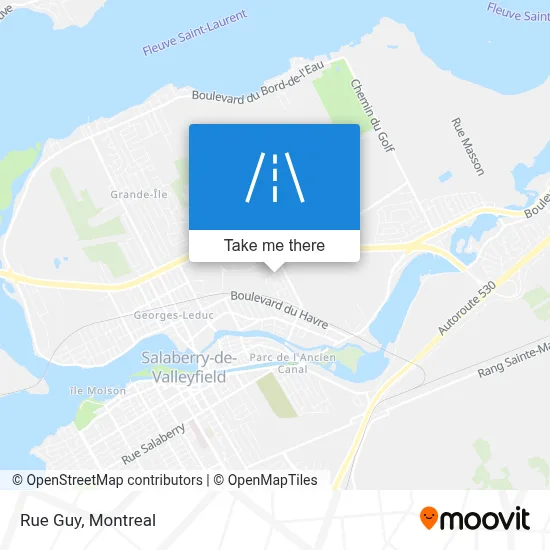Rue Guy map