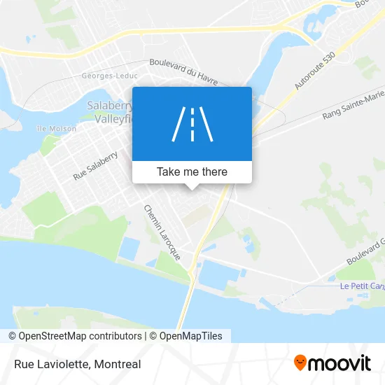 Rue Laviolette map