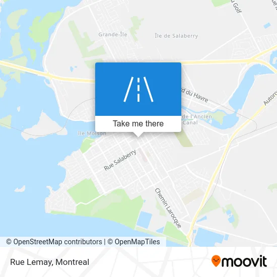 Rue Lemay map