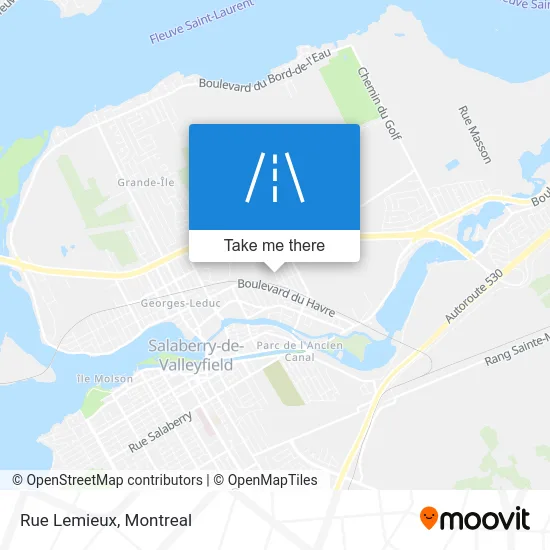 Rue Lemieux map