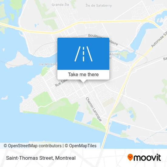 Rue Saint-Thomas map