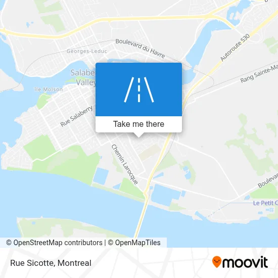 Rue Sicotte map