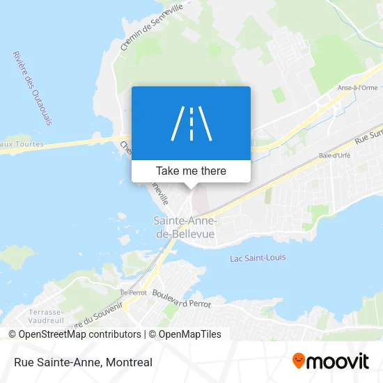Rue Sainte-Anne map