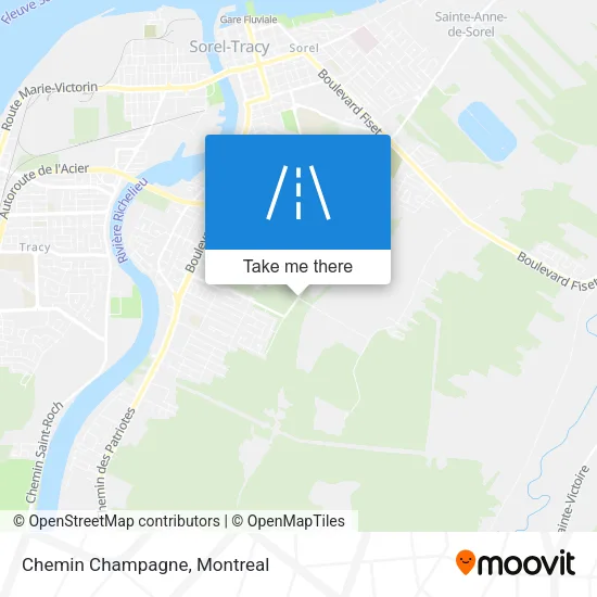 Chemin Champagne map