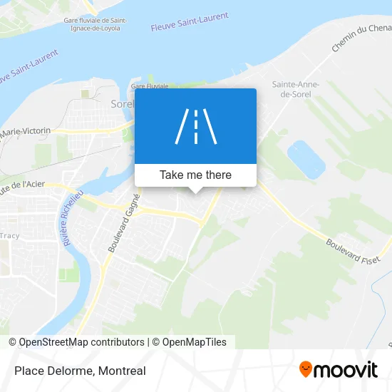 Place Delorme map