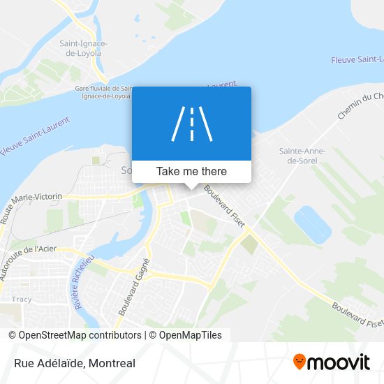 Rue Adélaïde map