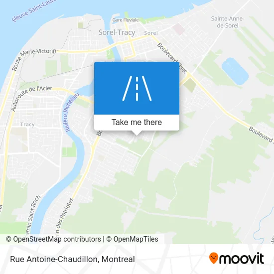Rue Antoine-Chaudillon map