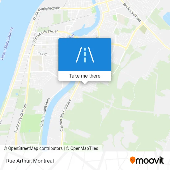 Rue Arthur map