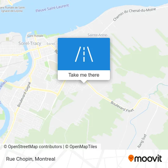 Rue Chopin map