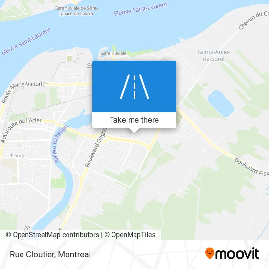 Rue Cloutier map