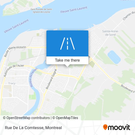Rue De La Comtesse map