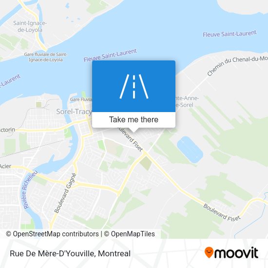 Rue De Mère-D'Youville map