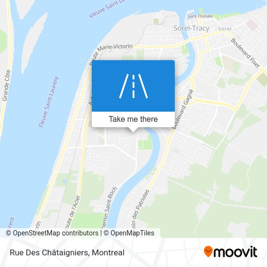 Rue Des Châtaigniers map