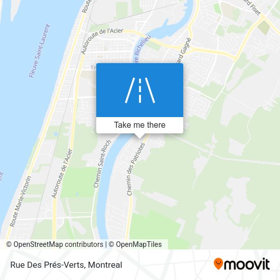 Rue Des Prés-Verts map