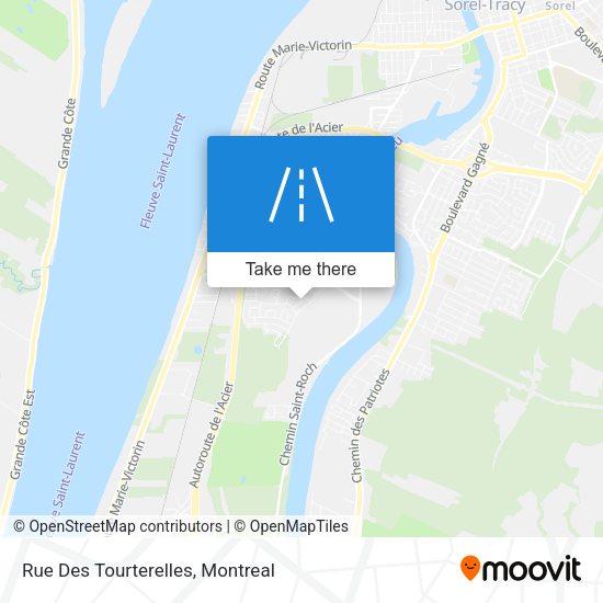 Rue Des Tourterelles map