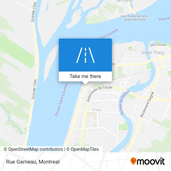 Rue Garneau map