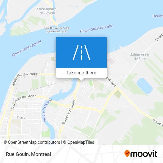 Rue Gouin map