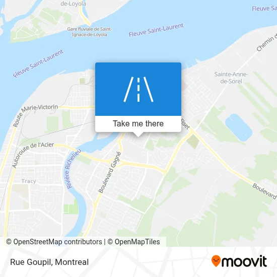 Rue Goupil map