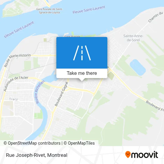 Rue Joseph-Rivet map