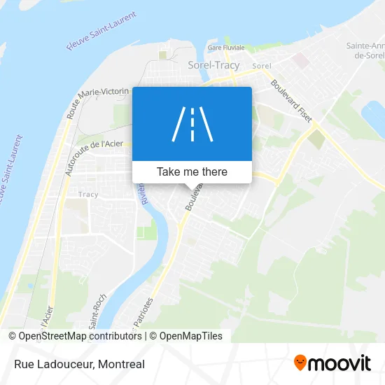 Rue Ladouceur map
