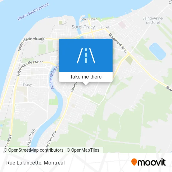 Rue Lalancette map