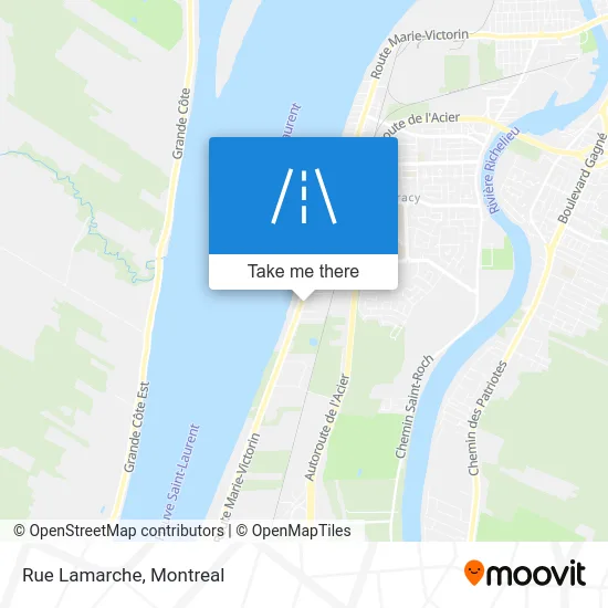 Rue Lamarche map
