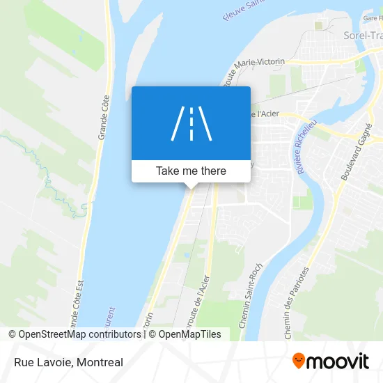 Rue Lavoie map