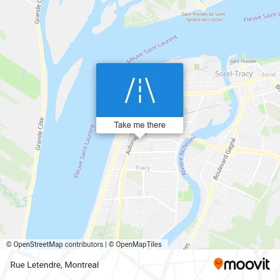 Rue Letendre map