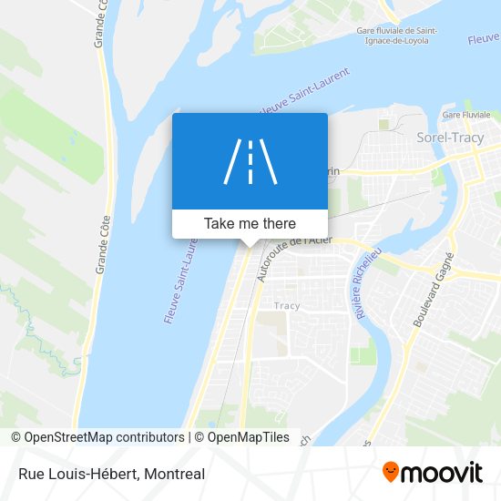 Rue Louis-Hébert map