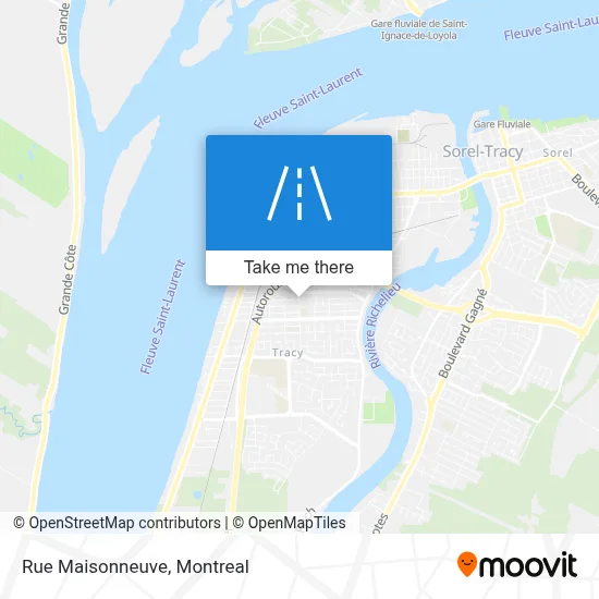 Rue Maisonneuve map