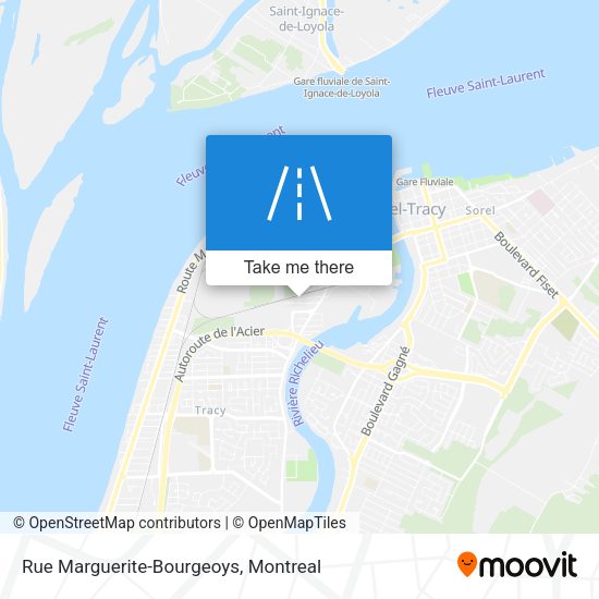 Rue Marguerite-Bourgeoys map
