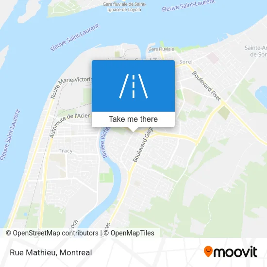 Rue Mathieu map