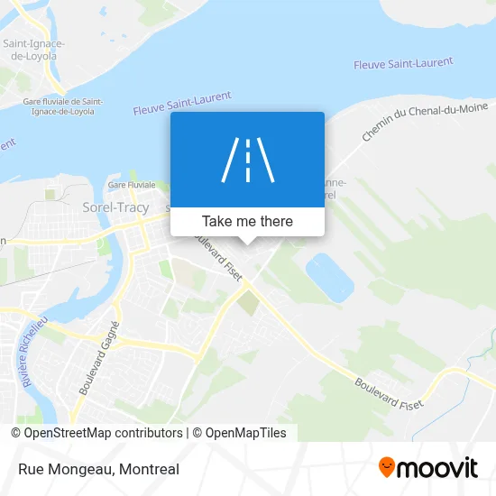 Rue Mongeau map