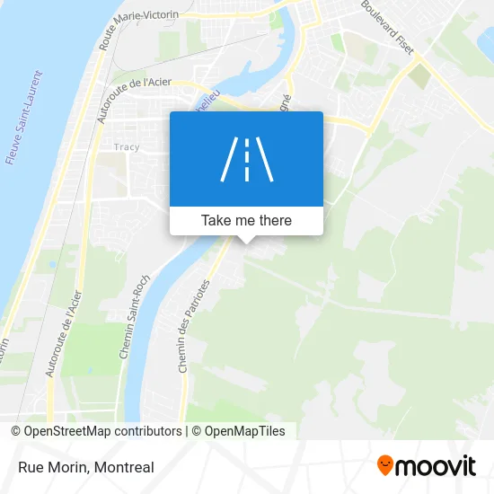 Rue Morin map