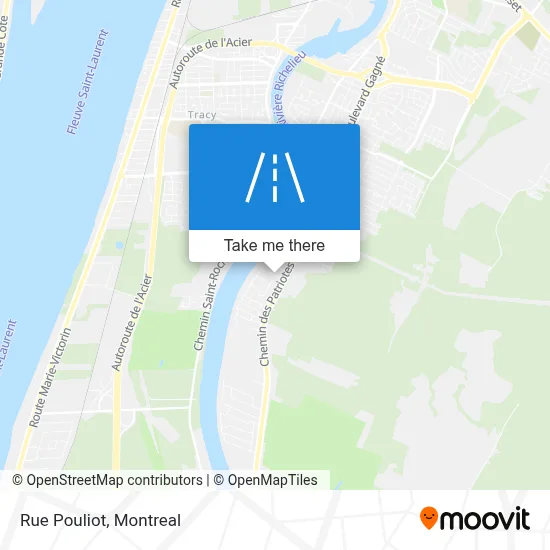 Rue Pouliot map