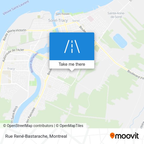 Rue René-Bastarache map