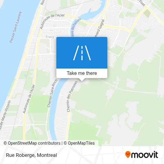 Rue Roberge map