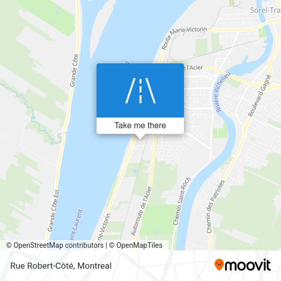 Rue Robert-Côté map