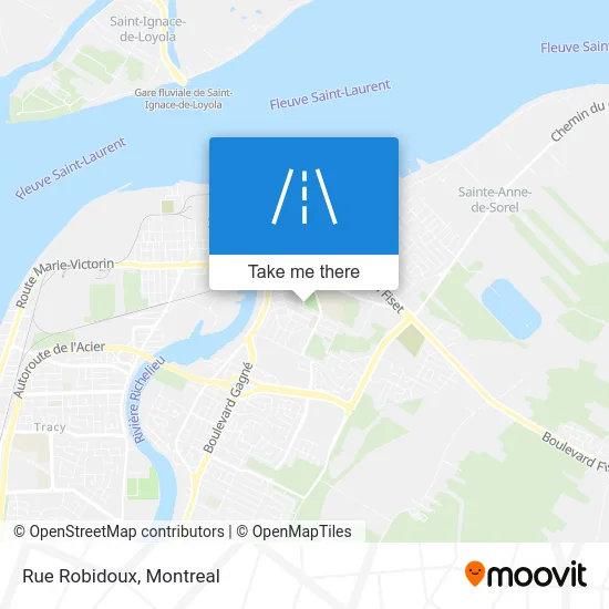 Rue Robidoux map