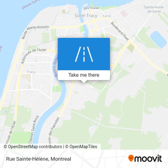 Rue Sainte-Hélène map
