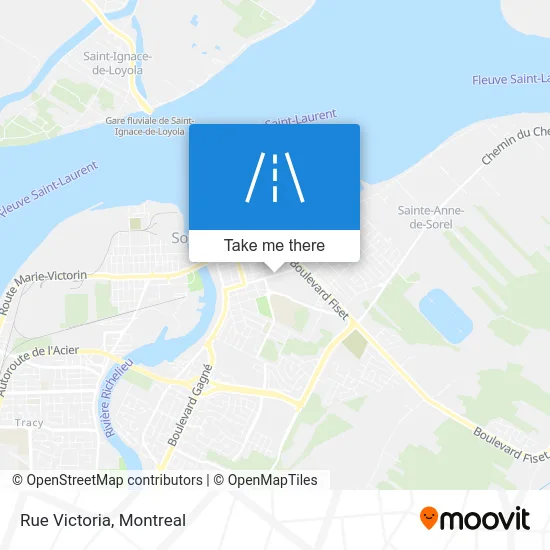 Rue Victoria map