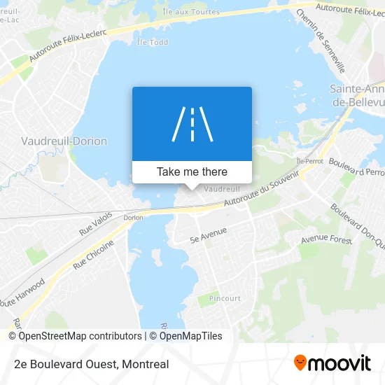 2e Boulevard Ouest map