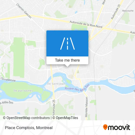 Place Comptois map