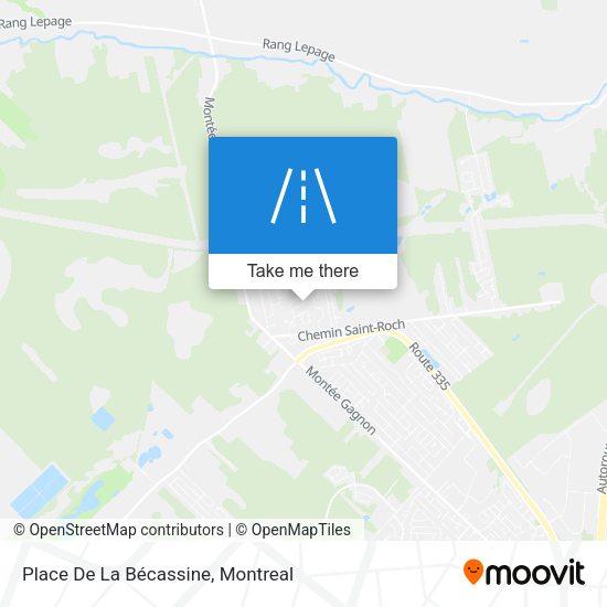 Place De La Bécassine map
