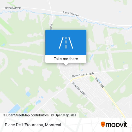 Place De L'Étourneau map