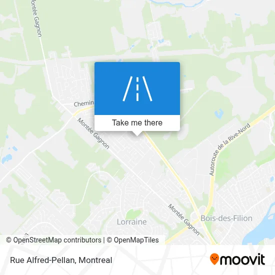 Rue Alfred-Pellan map