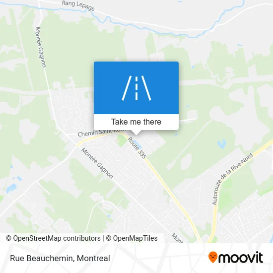 Rue Beauchemin map