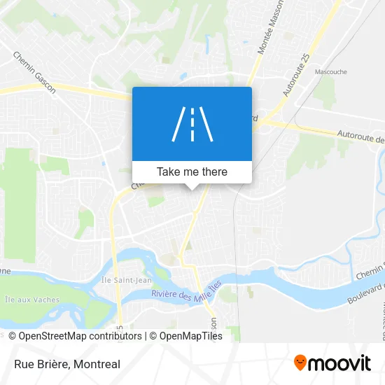 Rue Brière map