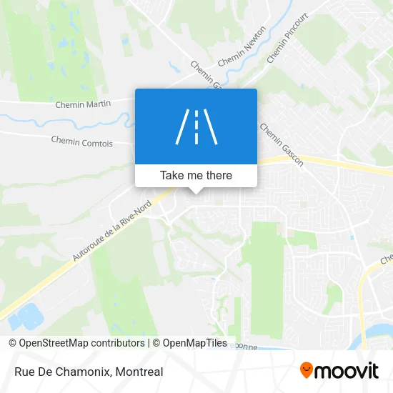 Rue De Chamonix map